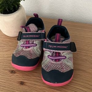 TSUKIHOSHI Marina Lavender/Navy Baby Sneaker